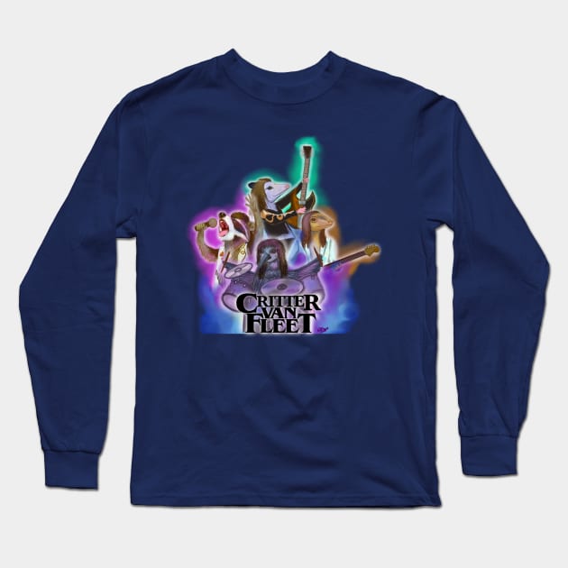 Critter Van Fleet! Long Sleeve T-Shirt by Atlas of Strange